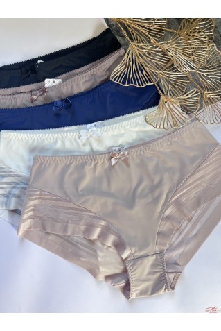 Трусики сліпи з мікрофібри та мікросіточки Annajolly 83088